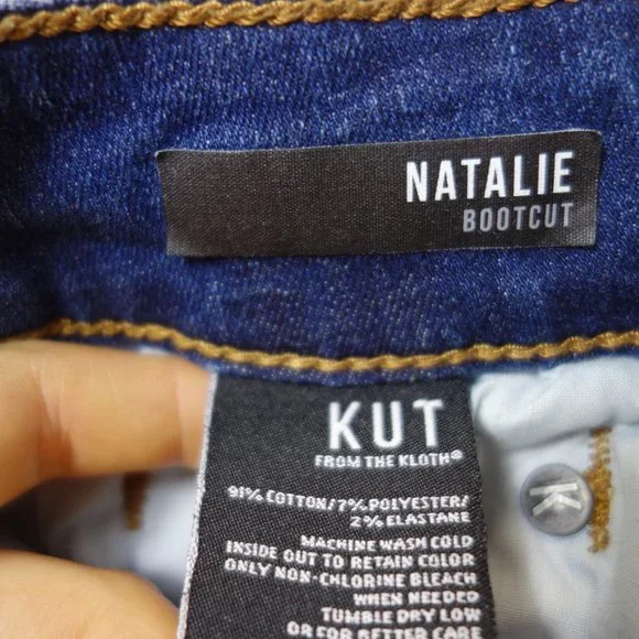❌ SOLD ❌Kut From The Kloth Sz 8 Natalie Mid Rise Bootcut Jeans - Picture 11 of 11